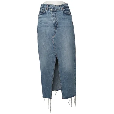 Jeanskjol (Nila Long Denim Skirt) från Reformation Jeans Lyocell, Ekologisk bomull