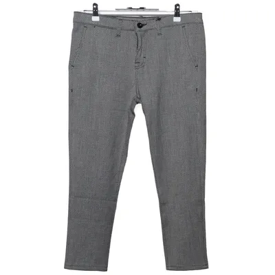 Chinos (Grå, Flerfärgad) från Bee Inspired Elastan, Polyester, Viskos