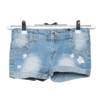 Short en jean (Bleu) de Happy Monkey Coton, Polyester