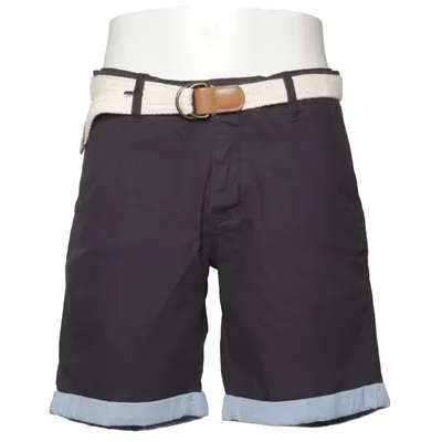 Korte broek (Blauw) van Review Katoen, Elastaan