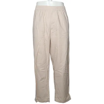 Pants (Beige) from Uniqlo Cotton, Linen, Polyester
