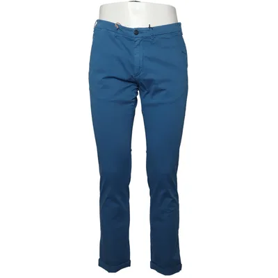 Chinos (Blue) from 40 Weft Cotton, Elastane