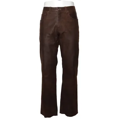Läderbyxor (Brun) från Maddox Skinn, Polyester