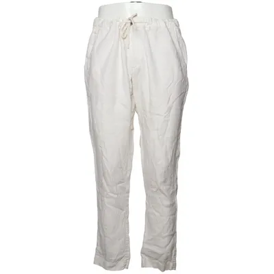 Pants (Beige) from Zara Man Linen