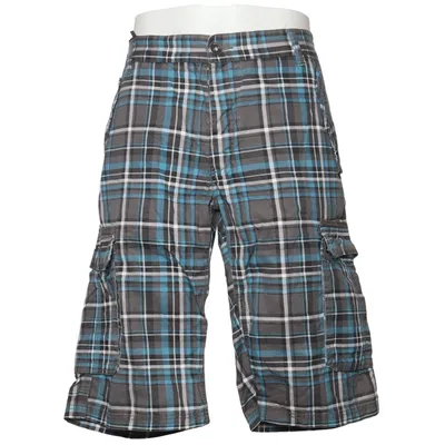 Cargo shorts (Gray, Blue, White) from Milwaukee Cotton, Polyester