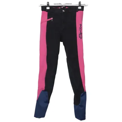 Pantalon d'équitation (Noir, Rose, Bleu) de Equilibre Coton, Élasthane