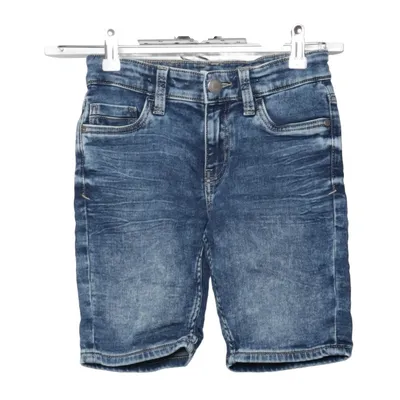 Denim shorts (Blauw) van Download Katoen, Elastaan, Polyester