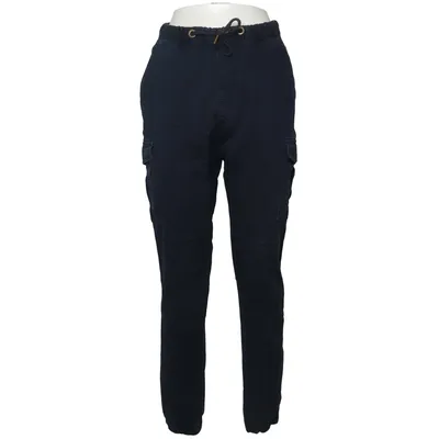 Pantalon cargo (Bleu) de Amaci Coton, Élasthane