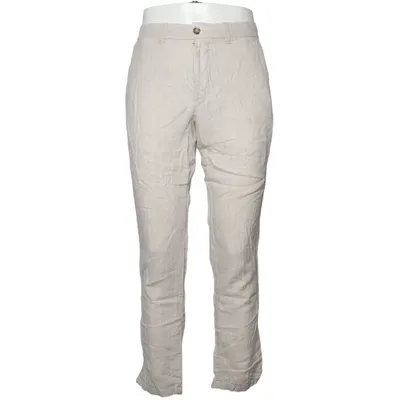 Chino (Beige) de Mango Coton, Lin, Polyester