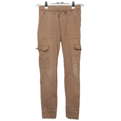 Pantalon cargo (Marron) de Yigga Élasthane, Coton biologique