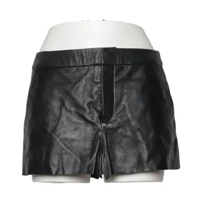 Lädershorts (Svart) från Zara Skinn, Polyester