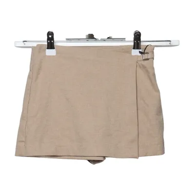 Skort (Beige) from Zara Elastane, Polyester, Viscose