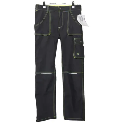 Work pants (Gray, Yellow) from Planam Cotton, Polyester