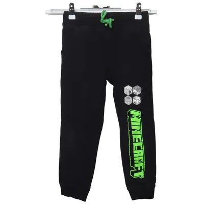 Sweatpants (Black, Green) from Minecraft Cotton