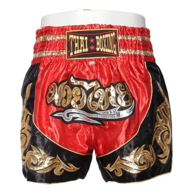 Pantalon d'arts martiaux (Rouge, Noir, Or)