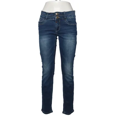 Jeans (Blå) fra Timezone Bomuld, Elastan