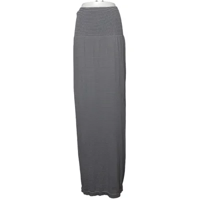 Maxi skirt (Black, White) from Okay Cotton, Elastane, Polyamide, Polyester