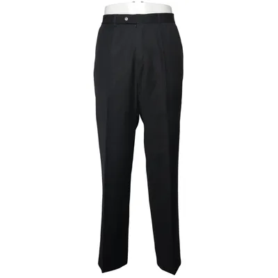 Jakkesætsbukser (Sort) fra Carl Gross Polyester, Uld