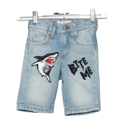 Jeansshorts (Blå) fra Philipp Plein Junior Bomuld