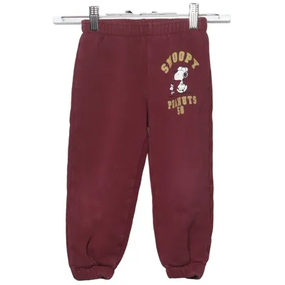 Sweatpants (Rød) fra Zara x Peanuts Bomuld, Elastan