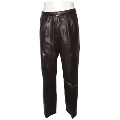 Leren broek (Bruin)