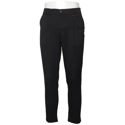 Chinos (Black) from 2Y Premium Cotton, Elastane, Polyester