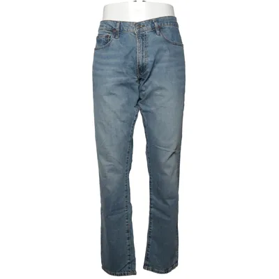 Jeans (Blå) fra Polo Ralph Lauren Bomuld, Elastan, Læder