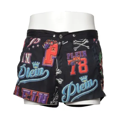 Swim shorts (Black, Multicolored) from Philipp Plein Polyester