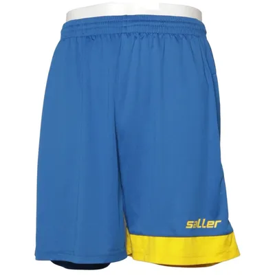 Short de sport (Bleu, Jaune) de Saller Polyester