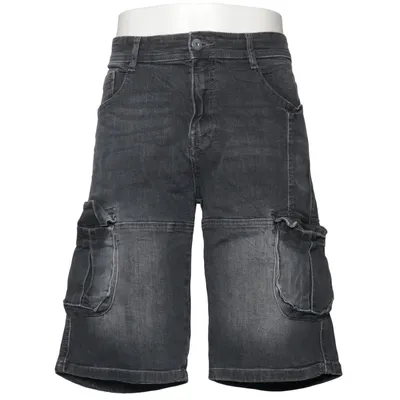 Cargoshorts (Grå) från Much More Bomull, Elastan