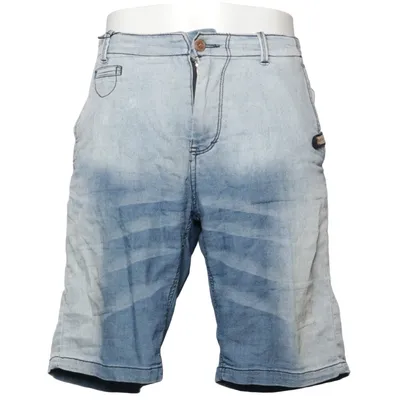 Denim shorts (Blauw) van Poolman