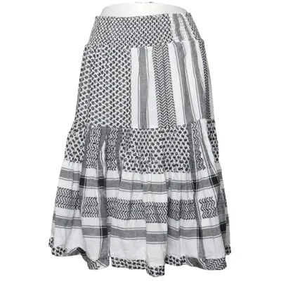 Skirt (Black, White) from Cecilie Copenhagen Cotton