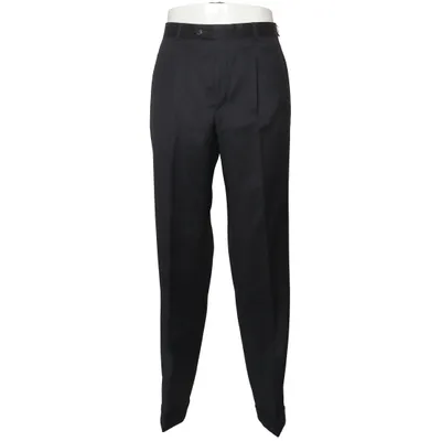 Suit pants (Black) from Reda Polyester, Wool