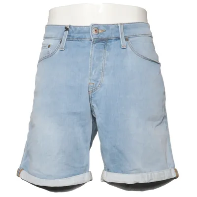 Denim shorts (Blauw) van Jack & Jones Jeans Intelligence Katoen, Elastaan, Polyester