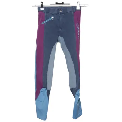 Breeches (Blue, Purple, Multicolored) from Equilibre Cotton, Elastane