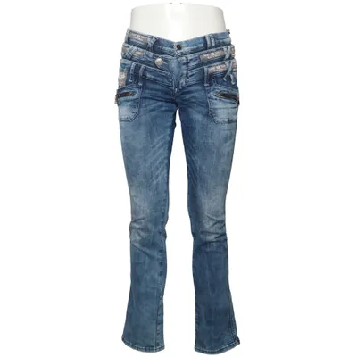 Jeans (Blue) from Cipo & Baxx Cotton, Elastane