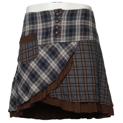 Kjol (Blå, Brun, Grå) från Motivi Bomull, Ull