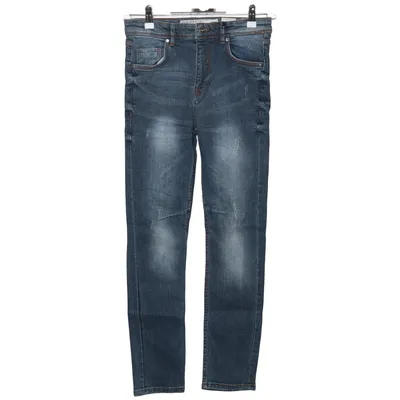Jeans (Blå) från Ripstop Bomull, Elastan