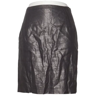Skirt (Gray) from Christian Dior Boutique Linen, Silk