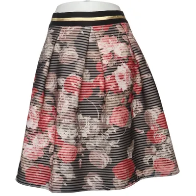 Nederdel (Sort, Flerfarvet) fra Nicowa Elastan, Polyester