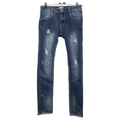 Jeans (Blue) from Kids Star Cotton, Elastane