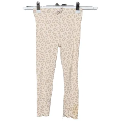 Leggings (Beige) från Leevje Elastan, Ekologisk bomull