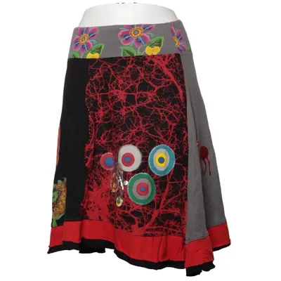 Kjol (Grå, Flerfärgad) från Desigual Bomull