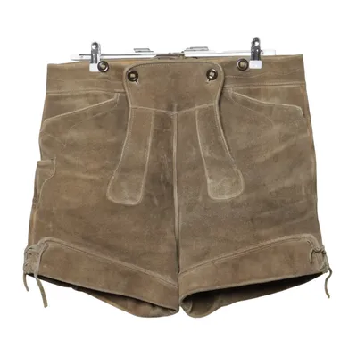 Pantalon en cuir traditionnel (Marron)