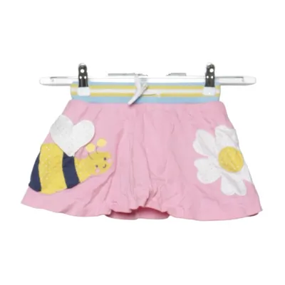Jupe (Rose, Multicolore) de Mini Boden Coton, Élasthane, Polyester