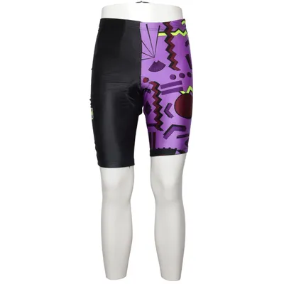 Fietsbroekje (Zwart, Lila, Meerkleurig) van KTM Elastaan, Polyamide