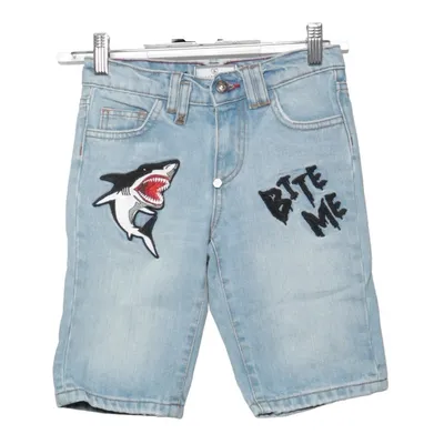 Jeansshorts (Blå) fra Philipp Plein Junior Bomuld