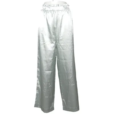 Palazzo pants (Silver) from Bolongaro Trevor Elastane, Polyester