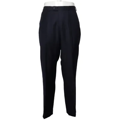 Suit pants (Blue) from Dolzer Viscose, Wool