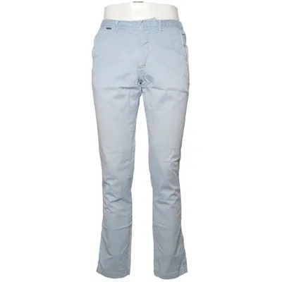Chinos (Blue) from Mr Marvis Cotton, Elastane